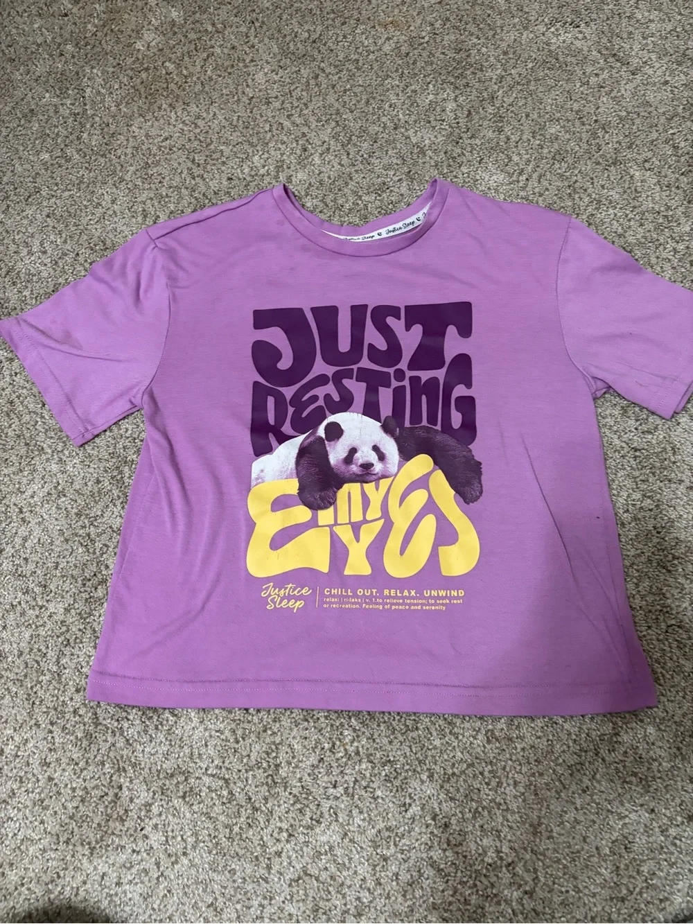 Justice Girls Pajama Sets- Lavender Purple, Gray Leopard, Pink Tie-Dye